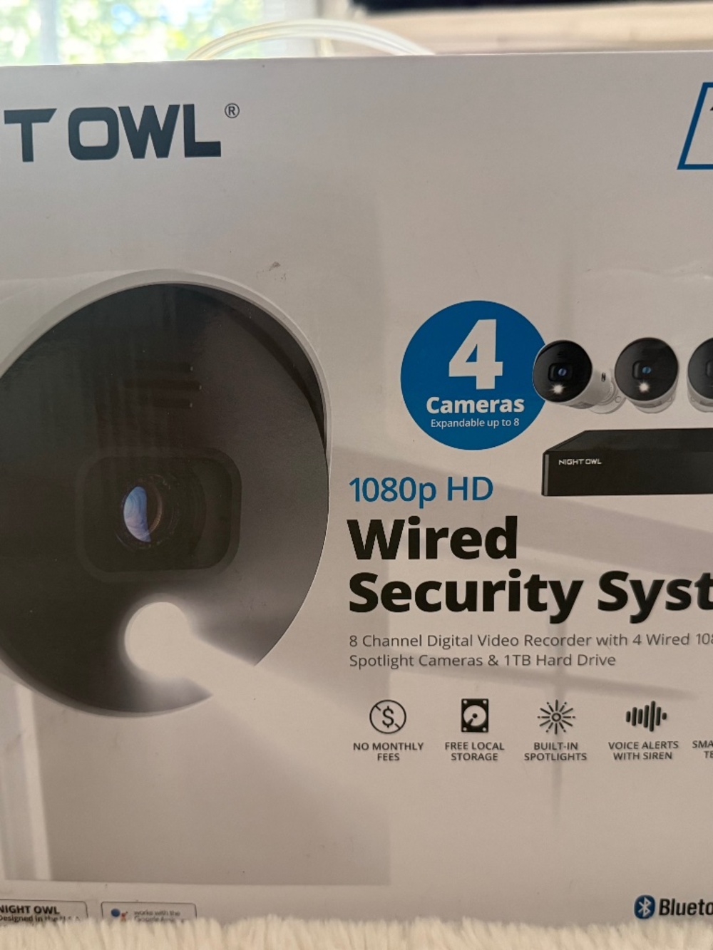 Night Owl 1080p HD Wired Security System 4 Cameras 1TB DVR Open Box Unused